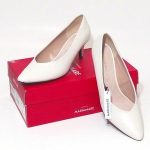 MARIA MARE | Salon White Pumps